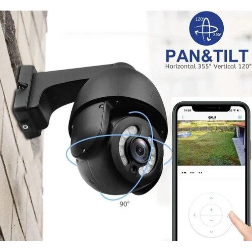  wifi poe ptz 5MP ip kamera sa metalnim kućištem – dvosmerni audio, autotracking, IP66 Cene