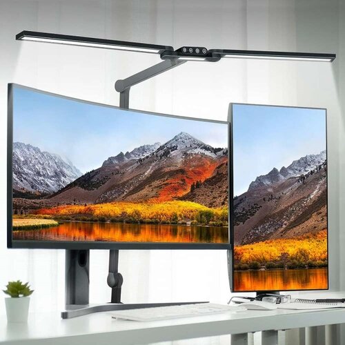  LED prigu&amp;scaron;iva dodirna stona lampa LED/24W/230V 3000-6500K CRI 92 crna Slike
