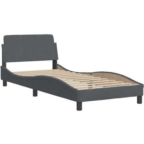  Krevet s madracem Dover tamnosivi 90x190 cm bar&amp;scaron;unasti Slike