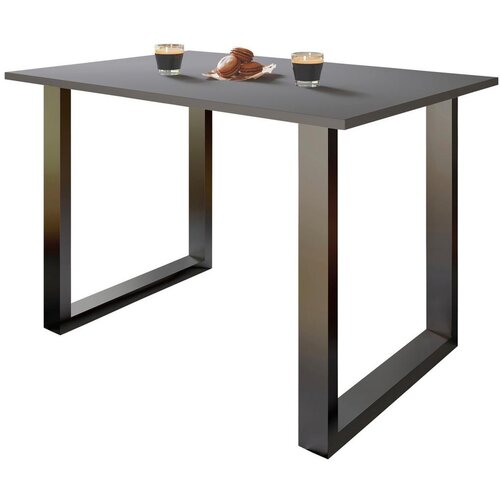 MID.YOU Pisalna Miza Lona, Antracit, Črna, 140x50cm Cene