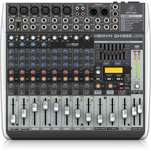 Behringer Xenyx QX1222USB mikseta s USB i efektom