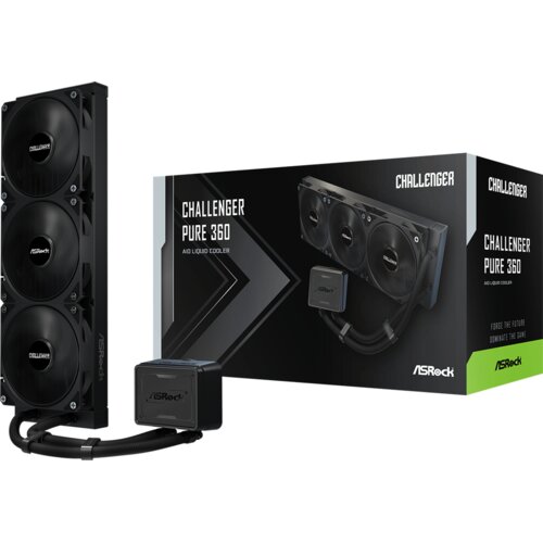 AsRock 360 AIO BlackCPU Liquid Cooler, Challenger1851, 1700, AM4, AM5 Cijene