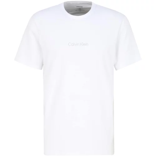 Calvin Klein Majica svijetlosiva / bijela
