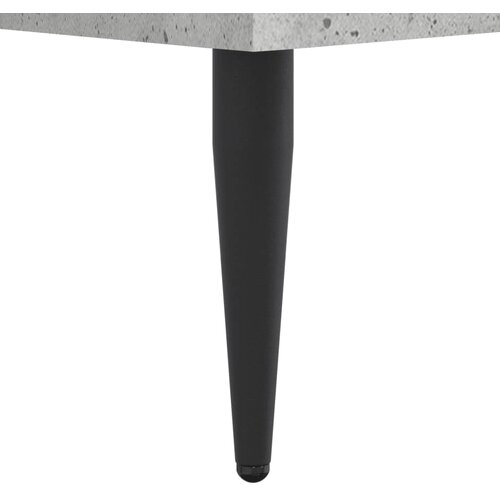  Okvir kreveta boja betona 75x190 cm od konstruiranog drva Slike