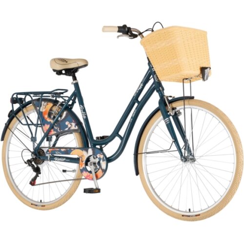 Visitor Bicikl fashion bella alu 28" alu 21" v-brake 6 brzina 155-178cm (s/m) plavi uv sjaj Cene