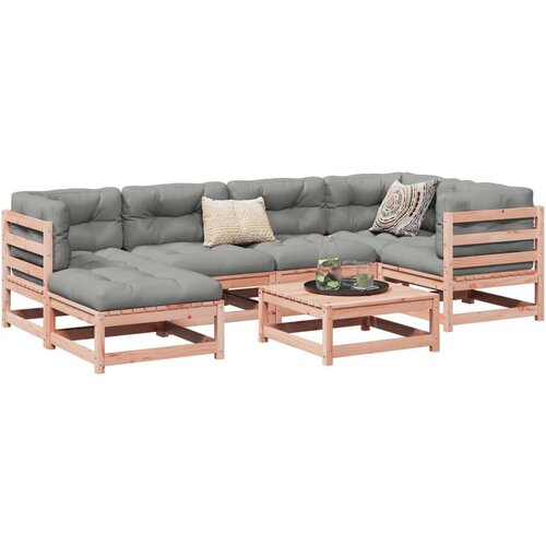  7-dijelni set vrtnih sofa od masivnog drva duglazije Cene