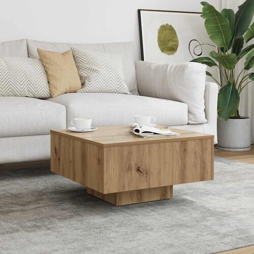  Stol za kavu Artisan hrast 60x60x31,5 cm izrađeno drvo Cene