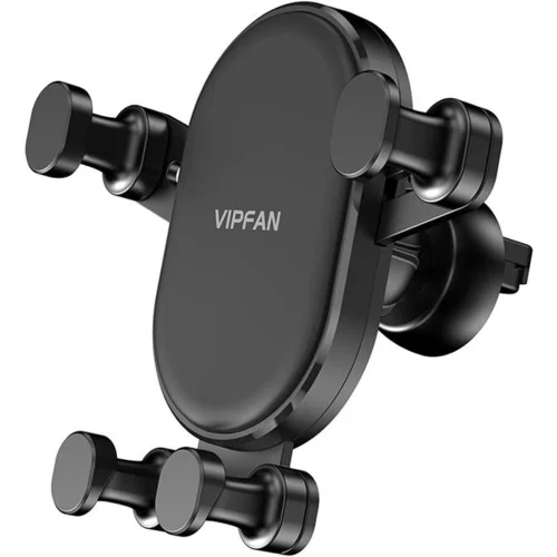 VIPFAN Gravitacijski nosilec H01 za prezračevalni izhod ali armaturno ploščo, nastavljiv (črn), (20628010)