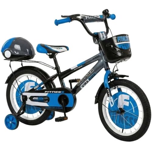 Sporting Machine Dečiji bicikl za dečake 16" Fitness Blue, 3g+ Cene