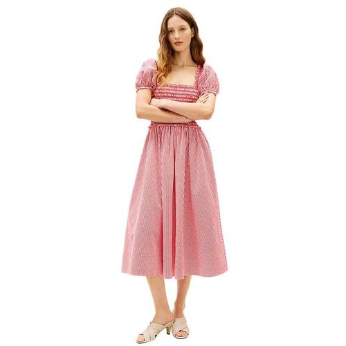 Tommy Hilfiger karirana midi haljina Cene