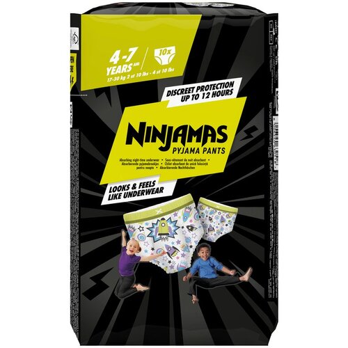 Ninjamas Pampers noćne gaćice za djevojčice i dječake Slike