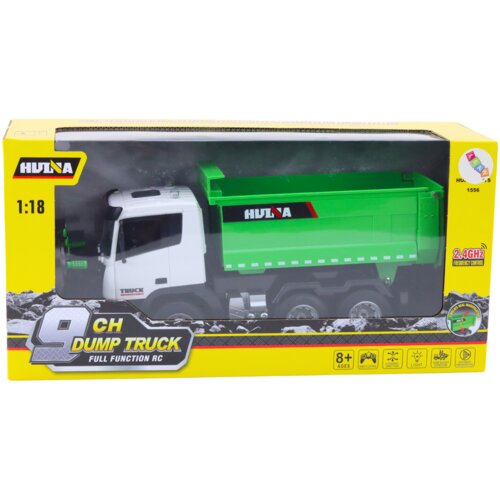  upravljani kamion kiper 1:18 zeleni Slike
