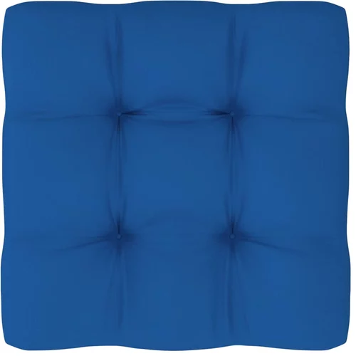 vidaXL Blazina za kavč iz palet kraljevsko modra 60x60x10 cm