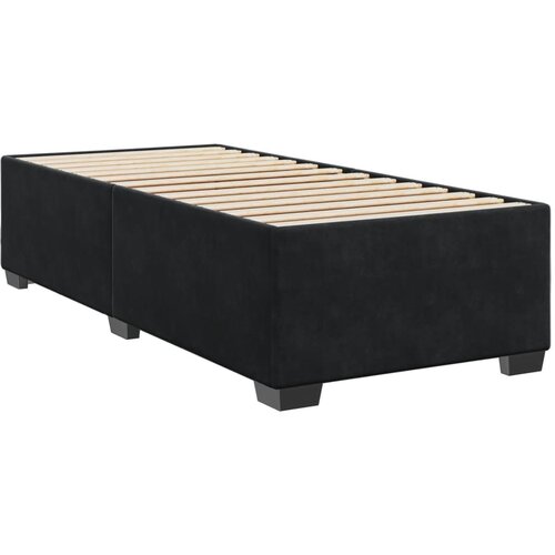 Box spring krevet s madracem crni 90x200 cm bar&amp;scaron;unasti Slike