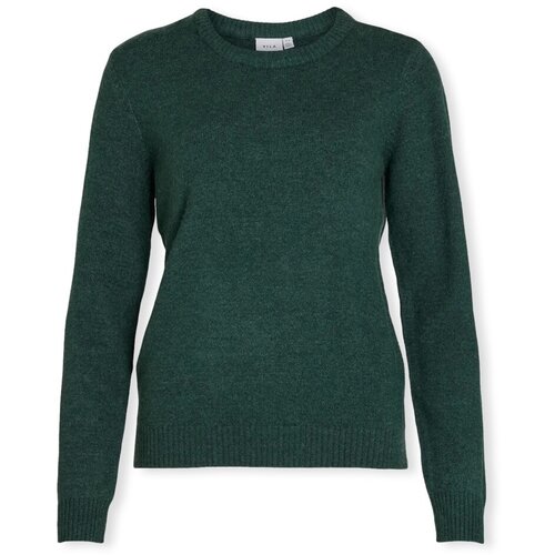 Vila Puloverji Noos Ril O-Neck Knit - Pineneedle Zelena Cene