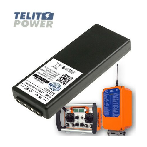 TelitPower baterija NiMH 6V + 6V 2100mAh Panasonic za BA213020 HBC Radiomatic ( P-1375 ) Slike