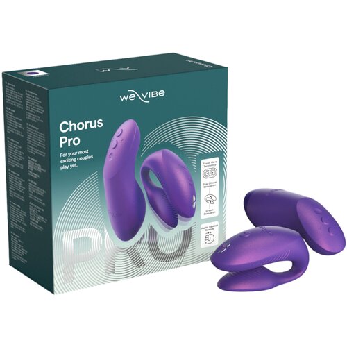 We Vibe Chorus Pro - pametni, daljinski parni vibrator (ljubičasti) Slike