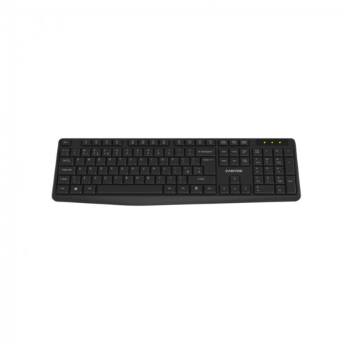 Canyon Keyboard KB-W01 EN/AD Wireless Black Cijene