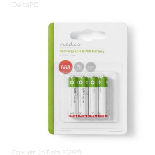 Nedis punjiva Ni-MH Baterija AAA R3 1.2V 700mAh 4kom Slike