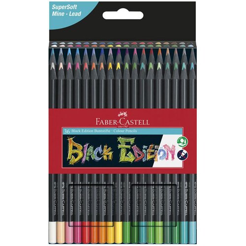Faber-Castell barvice črne, 36 kosov Slike