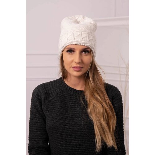Kesi marka niezdefiniowana Women&amp;#039;s cap Aniela K338 ecru Slike