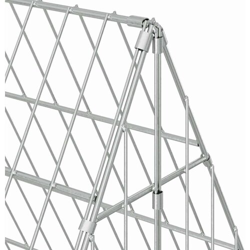  Kavez za piliće Srebrno 650 x 100 x 85 cm Cinkani čelik Slike