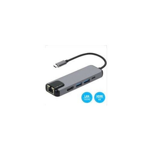 Fast Asia adapter-konvertor TIP-C na HDMI + 2xUSB 3.0 + TIP C + RJ45 Cene