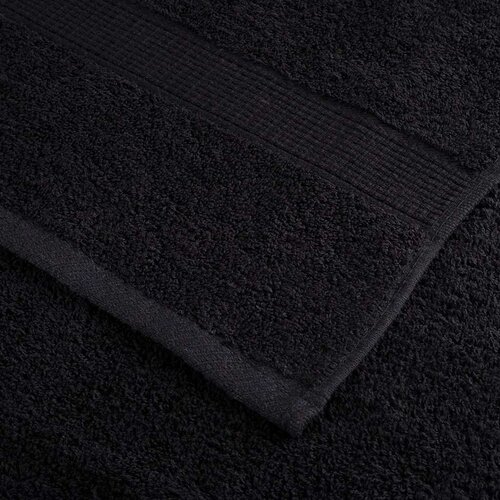  Ručnik za Goste SOLUND 25 pcs Crna 100 x 150 cm 550 gsm Slike