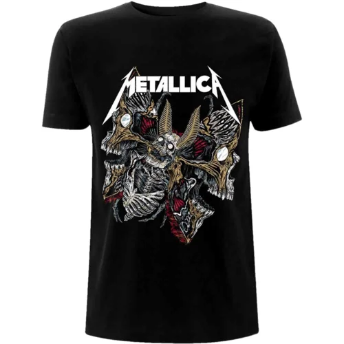 Metallica Košulja Skull Moth Unisex Black S