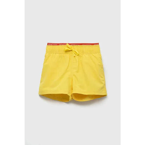 United Colors Of Benetton Dječje kratke hlače za kupanje boja: žuta