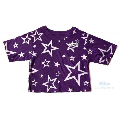 Converse majica za devojčice Printed All Star Boxy Tee 369695-P3N Slike