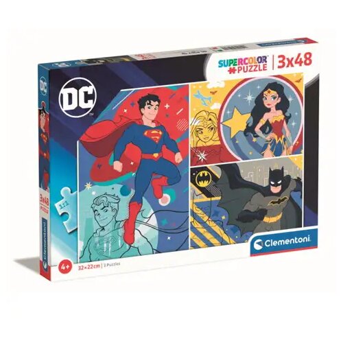 Clementoni Liga pravde 3x48kom puzzle set - Cene