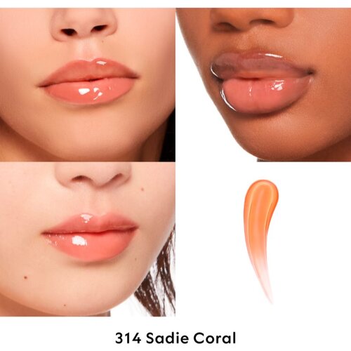 Gucci Beauty Gloss &amp;agrave; L&amp;egrave;vres sijaj za ustnice za večji volumen odtenek 314 Sadie Coral 6.5 ml Slike