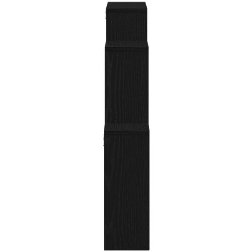 VidaXL zidni ormar Crni hrast 80x15x78 5 cm kvalitetno drvo Slike