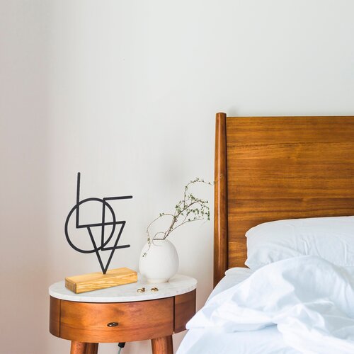 Aberto Design Dekorativna figura, geometrijska, 21x41x4 cm Slike