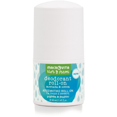 Macrovita Deodorant za decu i tinejdžere roll-on Aqua Slike