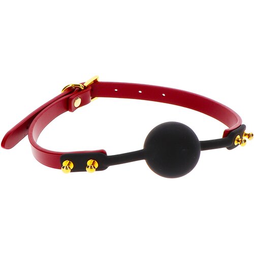 Taboom Bondage in Luxury Silicone Ball Gag Red Cene