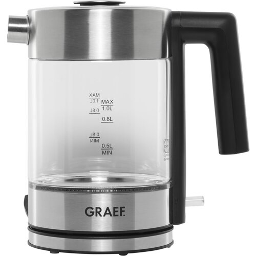 GRAEF WK 300 Water Kettle transparent/steel Slike