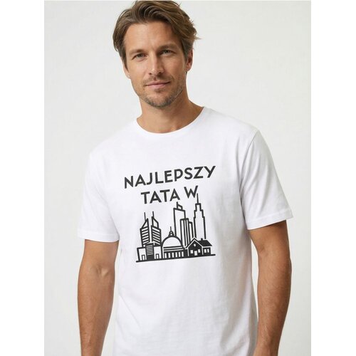 Sinsay Pamučna majica s natpisom Najlepszy Tata w Mieście Cijene