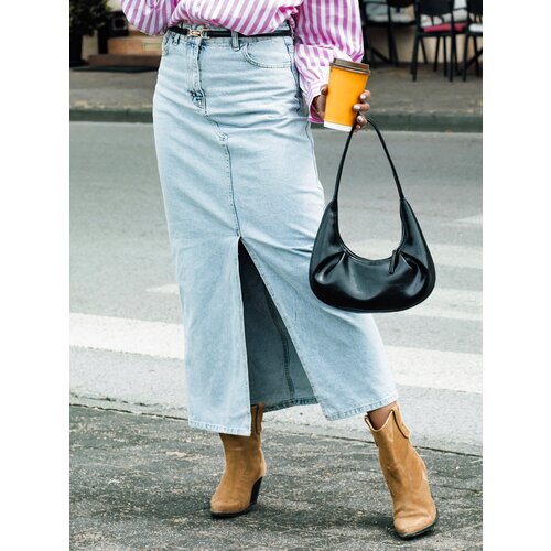 DStreet VIRTON blue denim skirt Slike