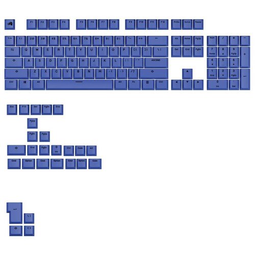 Glorious Keycaps GPBT Basic - Mana Blue Cene