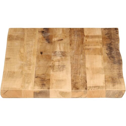 Stolna ploča sa živi rub 120x60x3,8 cm masivno grubo drvo manga Slike