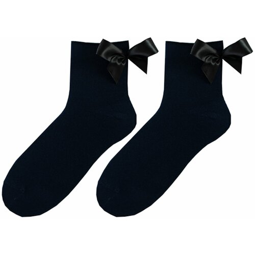 Bratex Woman's Socks DD-025 Navy Blue Slike