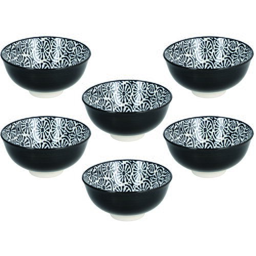Tognana Set činija 12 cm, 6 komada, Crni Slike