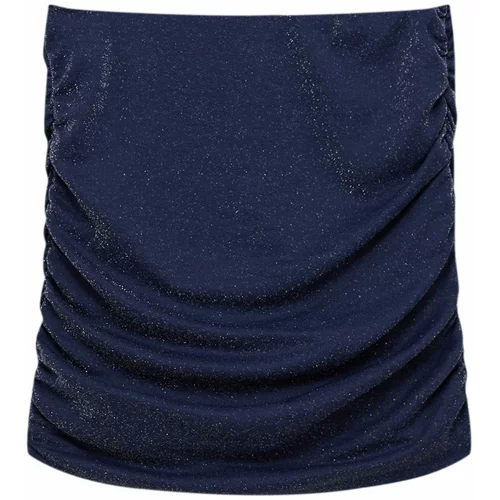 Pull&Bear Suknja tamno plava