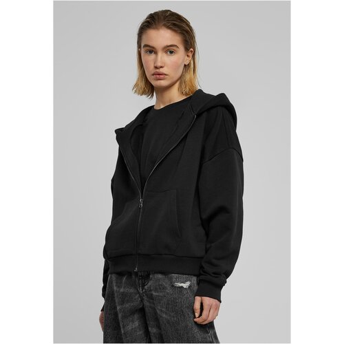 Urban Classics Women&amp;#039;s hoodie Boxy Zip Hoody black Slike
