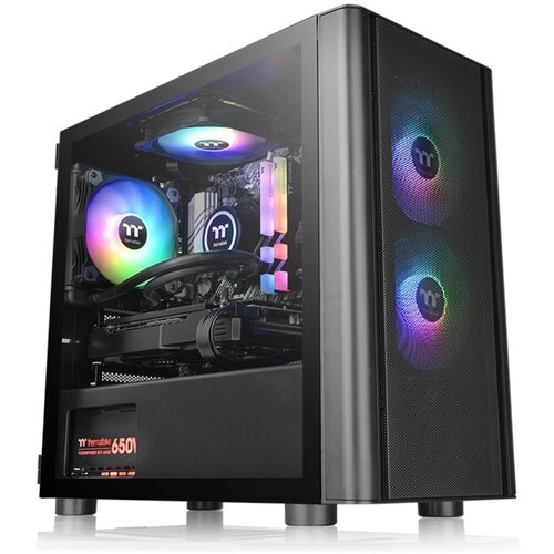 Thermaltake V150 ARGB Breeze Micro case, tempered glass, 3x 120mm ARGB fan Slike