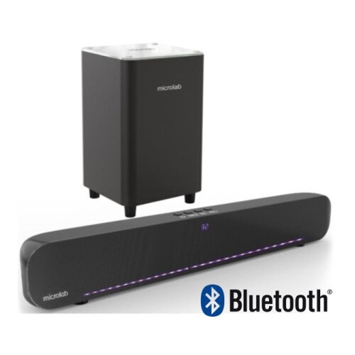 Microlab ROCKBAR500 soundbar + subwoofer led 60W, bluetooth, aux, optical Cene