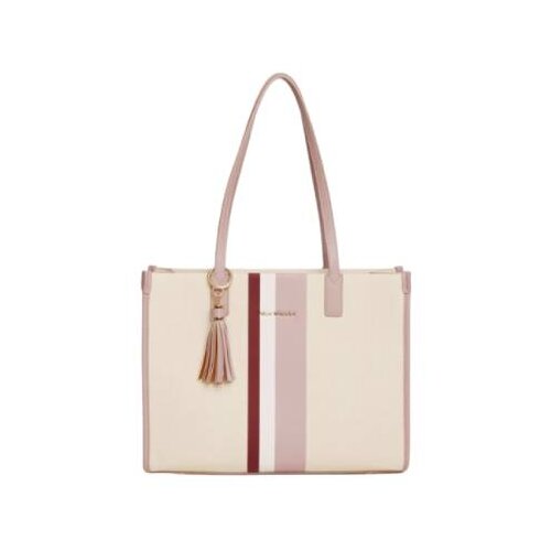 Fancy Metal Goods Ltd Alice Wheeler - Torba - Amalfi, Pink Stripe, Tote Cene