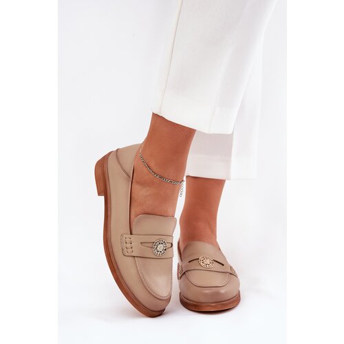 VINCEZA Elegant Women&amp;#039;s Loafers Made Of Natural Leather Slike